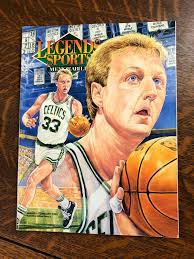 Larry Bird Legends Sports Memorabilia Magazine Cover 1993 Boston Celtics  HOF