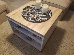 Once they are finished, i put them on. Ikea Besta Couch Table Shelf Hack 73 To 133 Total 4 Steps With Pictures Instructables