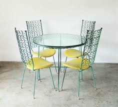 Vintage 1960s Arthur Umanoff Granada Patio Set Mid Century Modern Style Of Maurizio Tempestini For Salterini Patio Set Vintage Patio Mid Century Modern Style