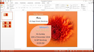 The template comes in 3 designs and you can customize them using photoshop cs6 or higher. Powerpoint Training How To Create Birthday Invitation Card In Ms Powerpoint Youtube