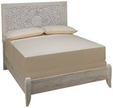 Paxberry cases feature dainty and delicate hardware in a worn through painted look. Ashley Paxberry Ashley Paxberry Full Bed Jordan S Furniture