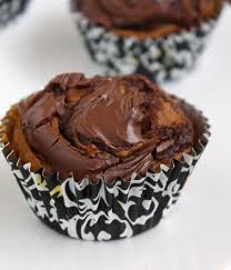 Self Frosting Pumpkin Nutella Cupcakes Cupcake Recipes Delicious Desserts Dessert Recipes
