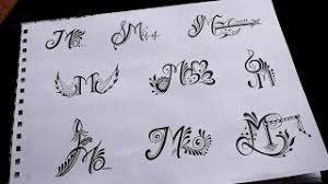 Beautifully decorated english alphabets, letter m · calligraphic letter m · m letter logo template · mountains logo template vector. Best Of M Tattoo Design Free Watch Download Todaypk