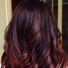 Haircuts for long hair with bangs long layered haircuts hairstyles with bangs straight hairstyles black hairstyles long haircuts long bangs dark red hair color is basically a gentler version of the auburn or red wine tone. 50 Black Cherry Hair Color Ideas For The Sweet Sour Hair Motive Hair Motive