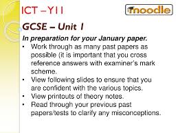 Ict Y11 Gcse Unit 1 In Preparation For Your January Paper Ppt Download