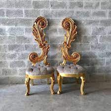 Payment Plan Available Make A Deposit Pay Weekly Or Bi Weekly Listing Is For 1 Chair We Have 4 Chairs L Rococo Furniture Baroque Furniture Baroque Decor