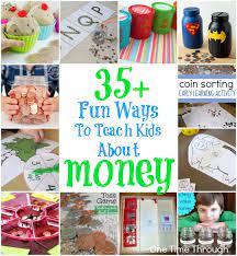 Let's go over introducing money to kids, teaching preschoolers about money, money activities for preschoolers, and so much more. 35 Ways To Teach Kids About Money One Time Through