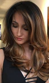 This combination looks great as it does not look too bold on the whole and the chestnut brown color seems to create a balance with the golden highlights. 37 Hair Color Trends 2019 For Dark Skins That Make You Younger 2019 Hair Color Trends For Dark Skin What Is Th Popular Hair Color Hair Styles Hair Color Trends