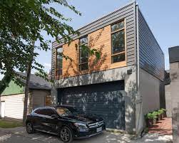 magical courtyard and laneway house create unique and confidential compound in toronto tower tr tiny house exterior garage house plans container house design