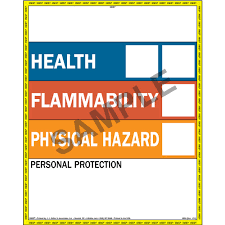 Hmis labels, osha labels, ol996. Hmis Iii Label Single Sheet