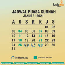 Puasa ini dilakukan pada tanggal 13, 14, dan 15 setiap bulan hijriah. Facebook