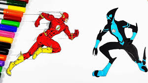 About ben 10 coloring pages. Coloring Pages Ben 10 Xlr8 Flash Ben 10 Omniverse Ben 10 Ultimate Alien Coloring Book 2017 Youtube