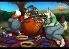 It seems that genn greymane is feasting way to much all the long day. Picnicking With A Pheasant By Foxcall Fur Affinity Dot Net