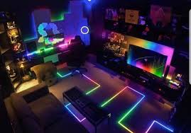 Pin By عبد العزيز On غرف العاب قيمنق Video Game Rooms Video Game Room Design Game Room Kids