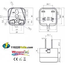 Nema connectors are power plugs and receptacles used for ac mains electricity in north america and. Wonpro Wa 6 Universal To Us Power Plug Adapter 110220volts Com