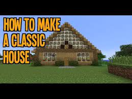 3 make sure you have all the materials. How To Make A Classic House In Minecraft Tutorial Youtube