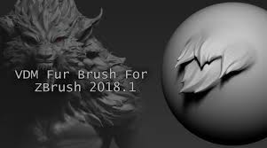 Artstation Vdm Fur Brush For Zbrush 2018 Brushes Zbrush Zbrush Hair Zbrush Character