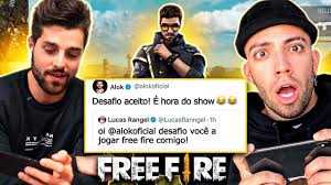 Here the user, along with other real gamers, will land on a desert island from the sky on parachutes and try to stay alive. Lucas Rangel Joguei Free Fire Com O Proprio Alok Facebook