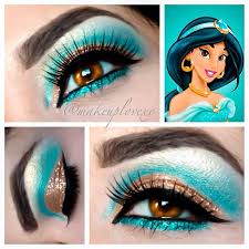 princess jasmine makeup prepare to