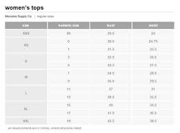 Mossimo Shorts Size Chart 2019