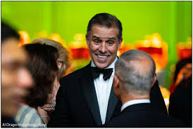 Hunter Biden, son of President Joe Biden, during a state dinner at the  White House
