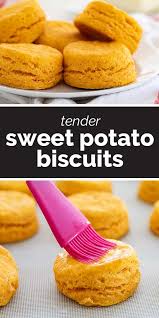 Tender Sweet Potato Biscuits Recipe Taste And Tell Recipe Sweet Potato Biscuits Sweet Potato Recipes Biscuit Recipe