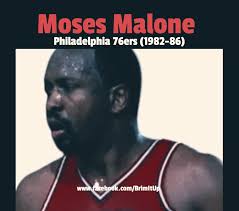 During the 1982–83 NBA season, the Philadelphia 76ers secured their first  championship since the early 1980s, fueled by the acquisition of Moses  Malone, who was traded from the Houston Rockets after initially