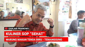 Bagi yang sibuk dan tak punya banyak waktu buat istirahat makan, fryday chicken yang berada di pleburan semarang ini. Ganjar Pranowo Vlog Kuliner Sop Sehat Warung Makan Tenda Biru Temanggung Youtube