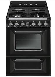 Conseguí las mejores ofertas y descuentos exclusivos en cocina horno. Smeg Tr60bl Cocina Con Placa De Gas Y Horno Electrico Clase A Negra Lacasadelelectrodomestico Com