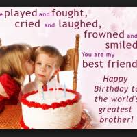 Happy birthday my brother english status. Best Happy Birthday Wishes For Sister Sms From Brother In English With I Birthday Wishes For Brother Brother Birthday Quotes Happy Birthday Brother From Sister