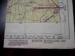 details about vintage 1950 boston mountains aeronautical chart map