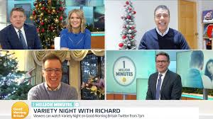 161 min = 2.683 hr: Gmb S 1 Million Minutes Campaign Launches First Variety Night Tonight Good Morning Britain