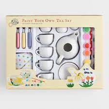 Paint Your Own Tea Set V1 Diy Tea Set Kids Tea Set Crafts