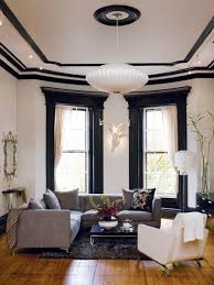 Black And White Picture With Color Grid Design Trend Black Window Trim With White Grid Rather Than Black Grid And Frame With White Trim Hmmm Can T De Victorian Living Room Home Old Victorian Homes