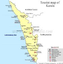 India profile brings you the kerala map that shows you the important tourist places in kerala india. Jungle Maps Map Of Kerala Districts