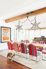 The Penny Pincher S Guide To Decorating Like Brooklyn Decker Eclectic Dining Room Dining Room Colors Bohemian Dining Room