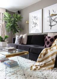 Top 10 Home Tours Of 2015 The Everygirl Living Room Grey Small Apartment Living Room Living Room Decor Apartment