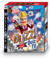 It's like the trivia that plays before the movie starts at the theater, but waaaaaaay longer. Buzz Quiz Tv Ign