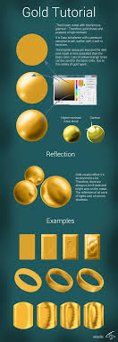 Gold Tutorial By Xkyrillx On Deviantart Gold Digital Art Gold Drawing Digital Art Tutorial