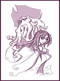 Davy And Calypso By Hanime87 On Deviantart Davy Jones And Calypso Disney Fan Art Davy Jones