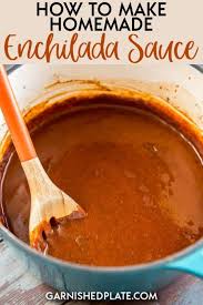 Forget The Canned Stuff Let Me Show You How To Make Homemade Enchilada Sauce That Mexican Food Recipes Authentic Homemade Enchilada Sauce Homemade Enchiladas