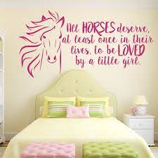 Horse racing derby party decorations bundle: Horse Decal Horse Quote Childs Room Wall Sticker Girls Bedroom Decor Nursery Decor 18 X 48 Inches Wall Decals Murals Home Living Rozawiatrow Mielno Pl