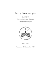 E in pozitie initiala si mediana. Pdf Text È™i Discurs Religios Nr 6 2014 Ioan MilicÄƒ Academia Edu