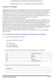 Mit anspruchsvollen transferfragen gemäß lehrplanplus und musterlösung. Grundschule Nachhilfe De Arbeitsblatt Deutsch Klasse 4 5 6 Sinnerfassendes Lesen Und Fragen Zum Text Beantworten