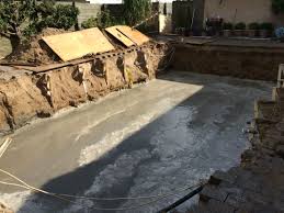 Bunden Stobt Og Snart Klar Til St Stable Fundablokke Pools