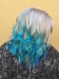 Teal tips with purple base. 41 Beautiful Blue Hair Designs Cherrycherrybeauty