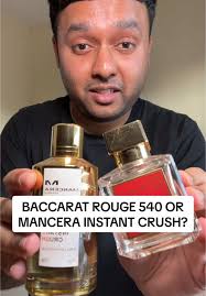Baccarat Rouge 540 Or Mancera Instant Crush? #fy #fyp #foryou #foryoupage  #foryourpage #fragrance #perfume #lifestyle #scent #aftershave
