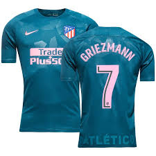 Atletico madrid ucl font 2017/2018. Atletico Madrid Third Shirt 2017 18 Griezmann 7 Www Unisportstore Com