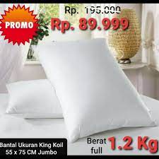 Kami menjual dakron silikon kiloan kualitas terbaik dengan harga murah. Jual Bantal Hotel Premium Ukuran Jumbo 55x75 Cm Isi Dacron Silicon 1 2 Kg Jakarta Barat Berrbi Collection Tokopedia