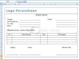 Maybe you would like to learn more about one of these? Fungsi Dan Contoh Form Surat Jalan Dengan Menggunakan Excel Adhe Pradiptha